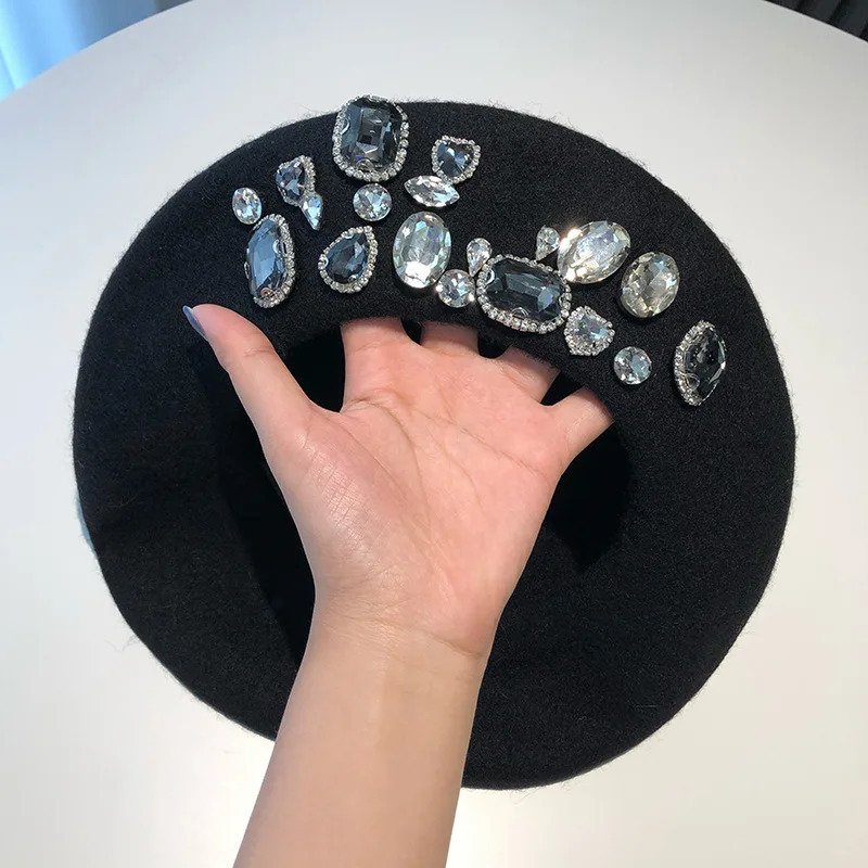 2024 Beret Hat Brimless Stretchy Comfortable Y2K Cap Autumn Female Flat Color Cotton 241031