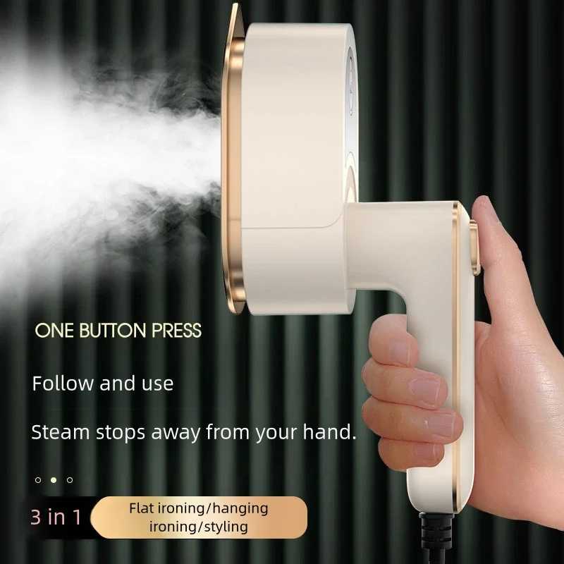 Portable handheld steam iron mini travel fabric iron clothes hanger wrinkle removal lightweight steam engine Y241101