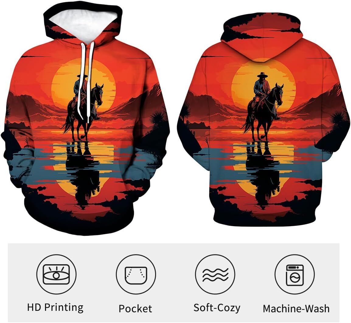 Hoodie for Mens Womens Novelty 3D Printed Hoodie Funny Graphic Sweatshirt Graphic Hoodies sweatshirt Pullover Creative fashion cool Long Sleeve