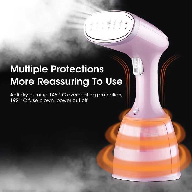 1500W handheld clothing steam engine 330ml portable household fabric small electric steam iron used for travel Y241101