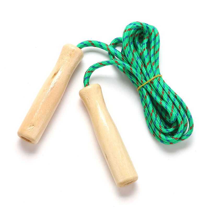 Skiing rope wooden hand sliding rope 2.5M suitable for student sports training gameW241101