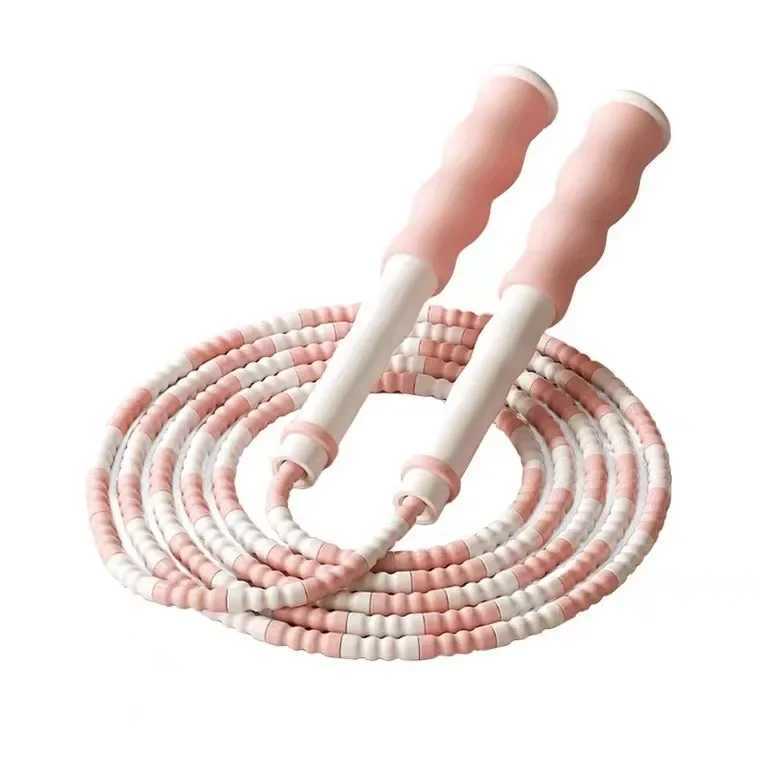 2.8M technology jumping rope bamboo PVC beginner adult children soft bead no Tang segment suitable for skiing cab exerciseW241101