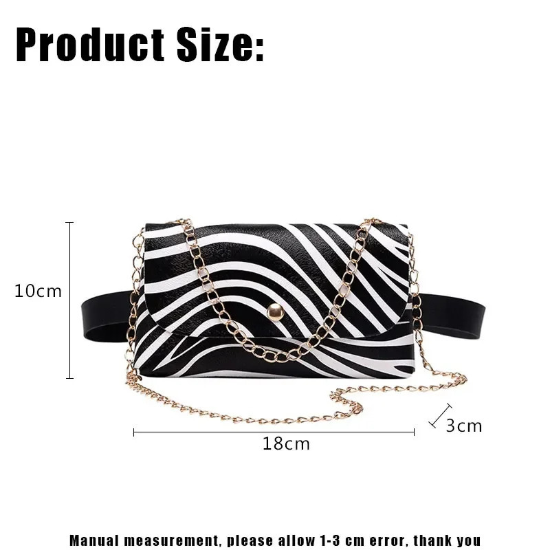 YoReAi Fashion Womens Shoulder Bag Fanny Pack Waist Belt Leopard Pattern Retro Mobile Phone Bag Handbag Womens PU Wallet Wholesale 241031