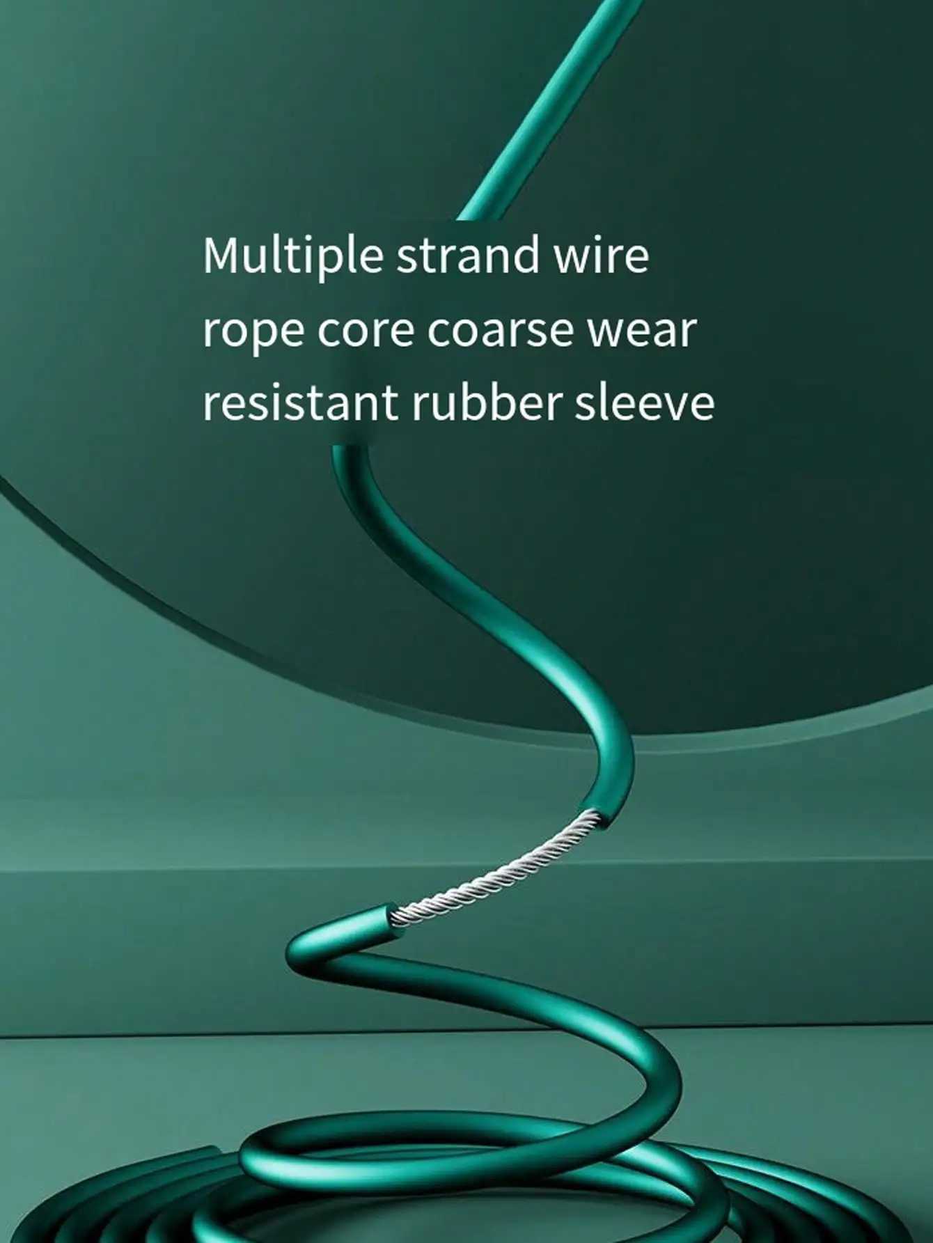 1 set of steel wire rope counting sliding rope exercise equipment for adult student exam sliding ropeW241101