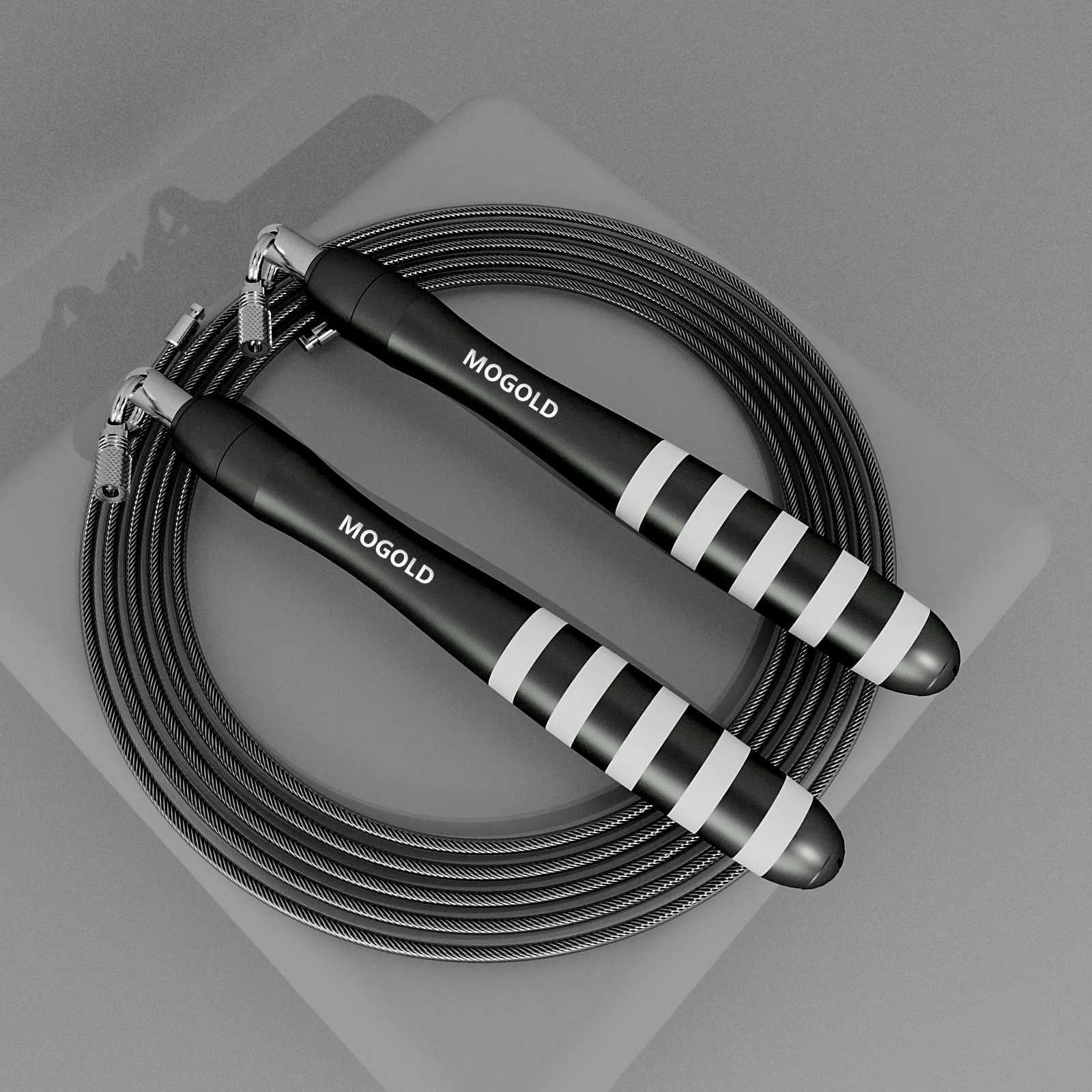Crossfit Speed Giant Rope Home Gym Steel Wire Durable Mens Fast Jumping Rope Weight Loss Exercise EquipmentW241101