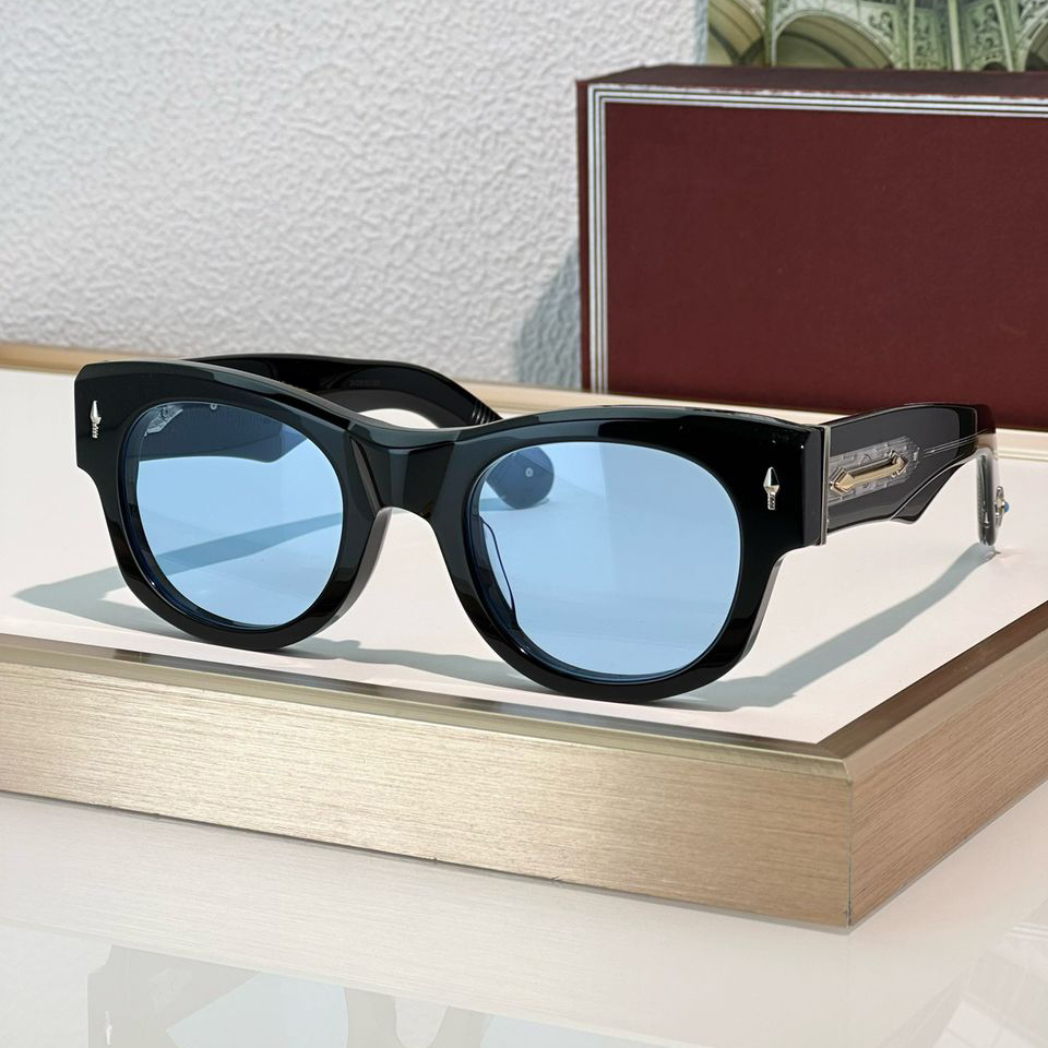 Truckee Fashion Sunglasses For Men Women Summer Oval Super Designer Stylish High Street Style Anti-Ultraviolet UV400 Plate Acetate Full Frame Glasses Random Box