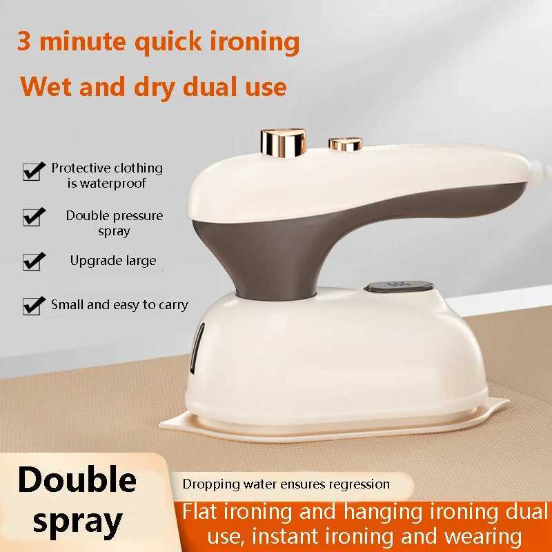40W Mini Steam Ironing Hine Handheld 180 Rotating Folding Clothing Steam Quick Wrinkle Removal Travel He Steam Ironing Y241101