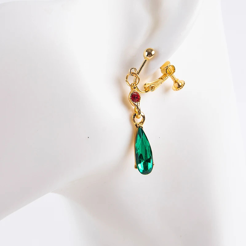 1Pair Miyazaki Hayao Anime Howls Moving Castle Studs Howl Costume Earrings Cosplay Jewelry Accessories Gift 241031