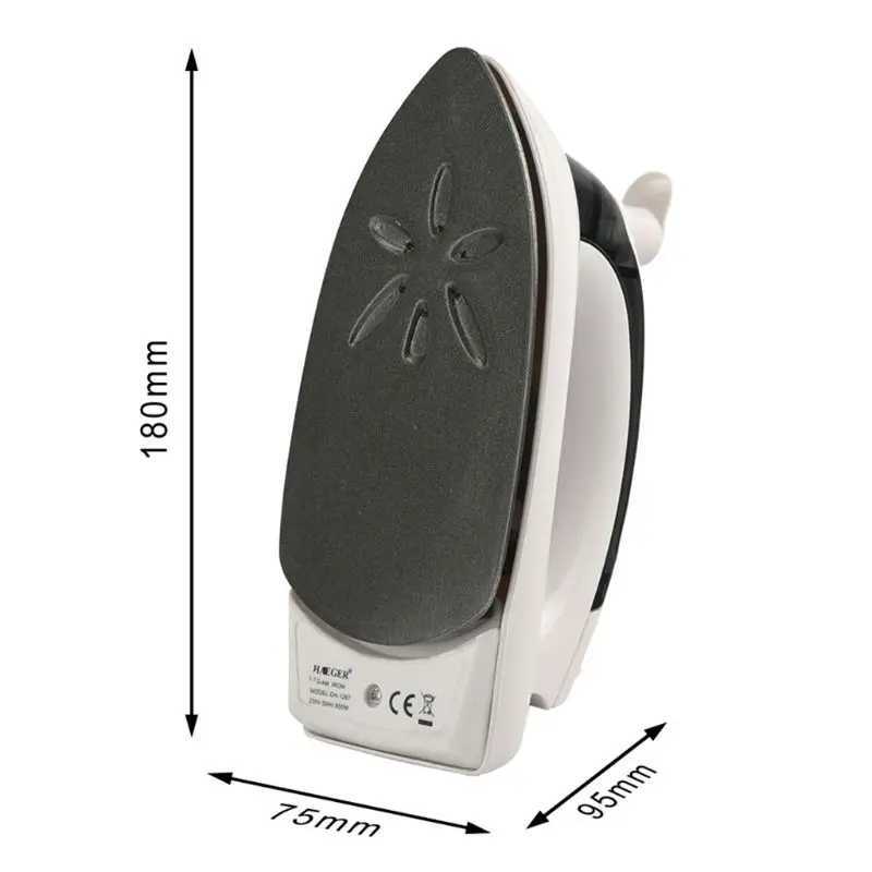 Mini portable foldable electric steam iron suitable for clothing with 3-speed bottom plate handheld flat iron he travels and sings while descending Y2