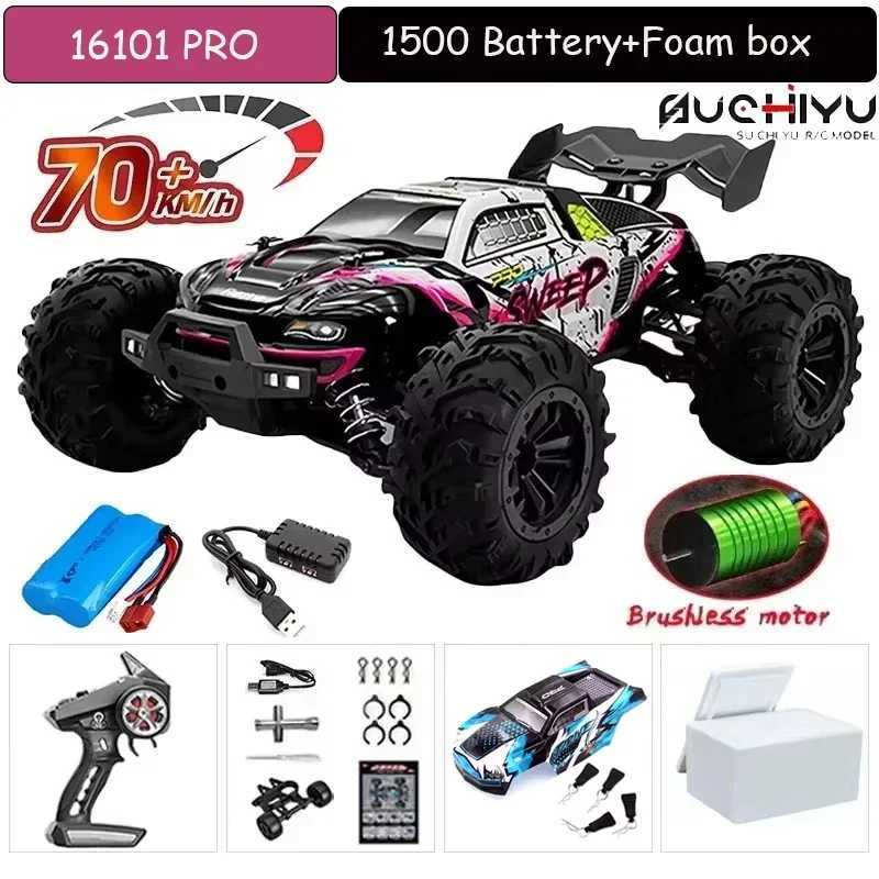 Free shipping Free shipping SCY 1 16 70KM/H super brushless 50KM/H brush RC car 4x4 off-road remote control high-speed drift racing toy for children a