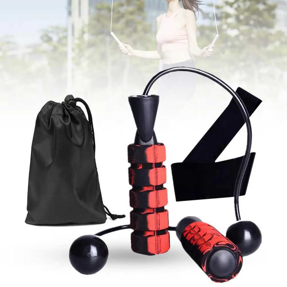 Weight 360 degree rotating B bearing ball rope for fitness training steel wire rope skipping ropeW241101