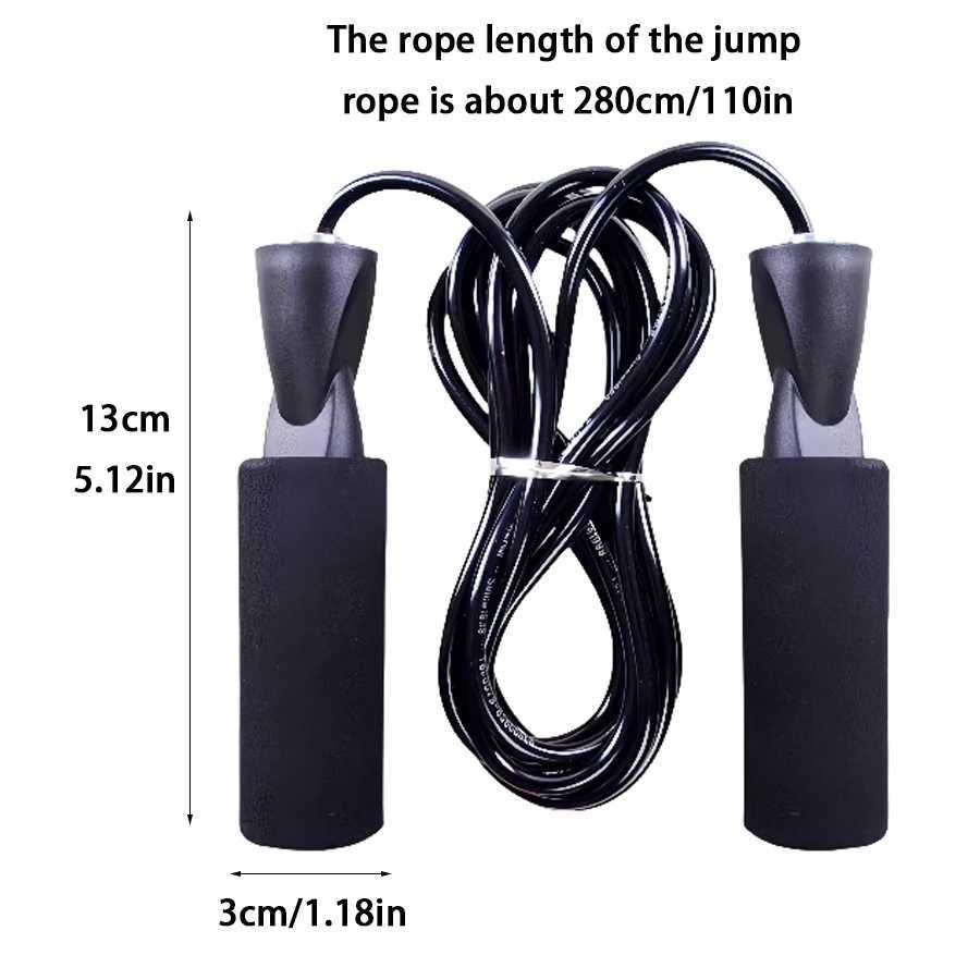1 piece of adjustable steel wire skipping rope boxing speed jumping training equipment suitable for childrens sports trainingW241101