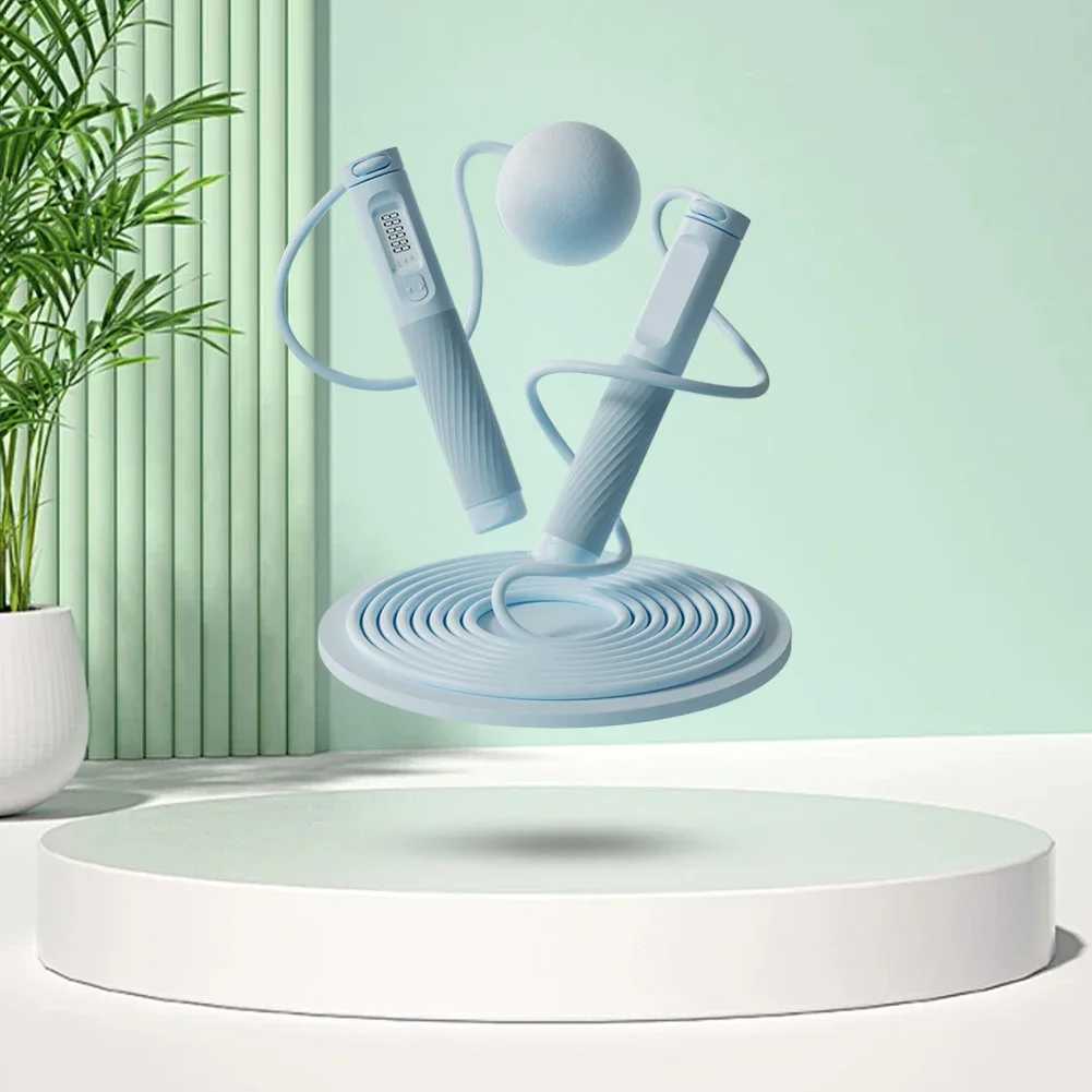 SXHWC skipping rope anti slip counting skipping rope portable digital Fitn skipping rope multifunctional weight lossW241101