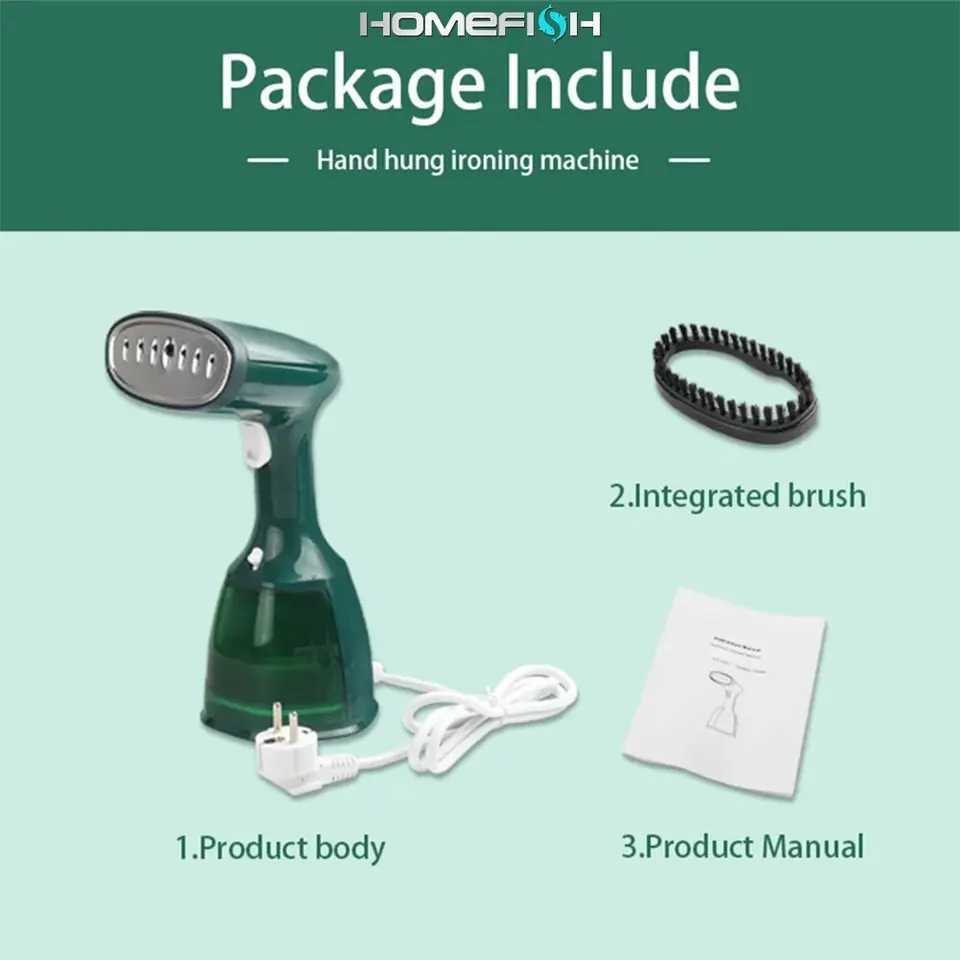 Clothing steam engine 280ml handheld fabric steam engine 7-hole 20 second fast heating 1500W clothing steam engine suitable for travel portable Y24110