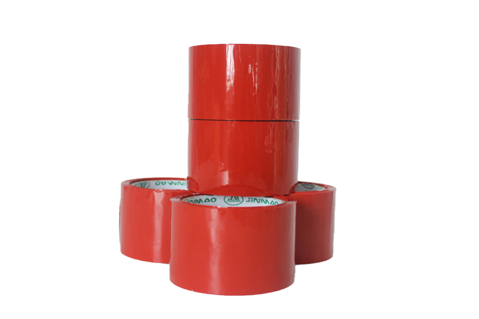 Factory direct red sealing tape large roll goods marking express sealing packing wholesale
