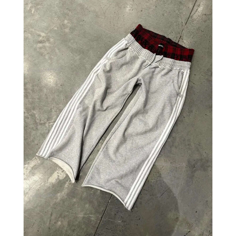 Men's Pants Streetwear PROTECT Sweatpants Y2K Mens Womens Hip Hop Letter Embroidery Baggy Casual Elastic Waist Jogging Trouser