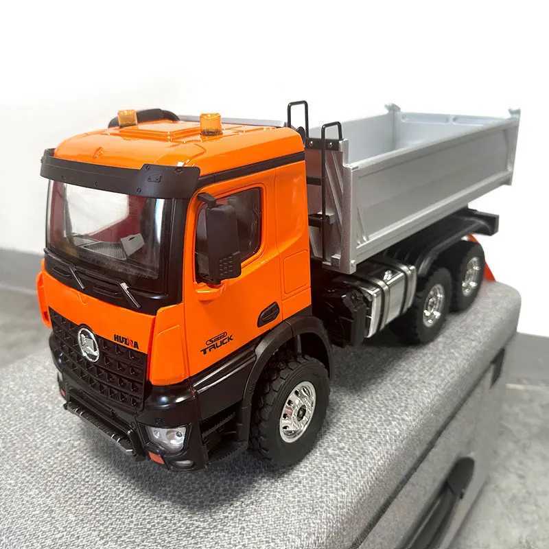 Huina 598 full-size 1 14 14 channel 2.4g alloy dump truck engineering transport vehicle adult remote-controlled toy car X241101