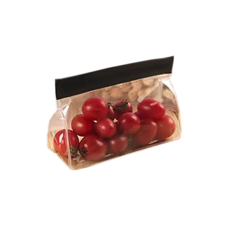 Amazon Cross border Foreign Trade Exclusive PEVA Stereoscopic Flat Food Packaging Storage Bag Zipper Preservation Bag