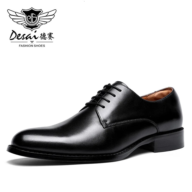 Desai genuine leather red shoes mens business shoes mens casual shoes 241031