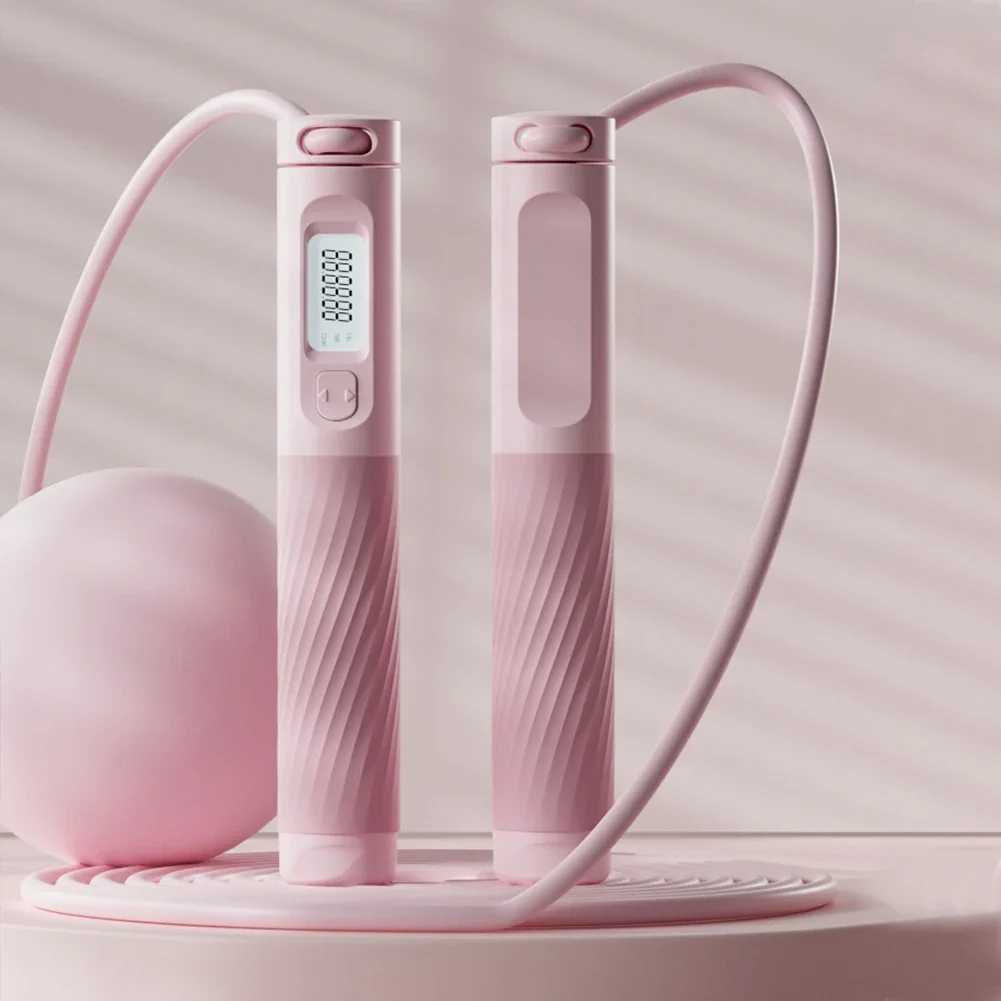 SXHWC skipping rope anti slip counting skipping rope portable digital Fitn skipping rope multifunctional weight lossW241101