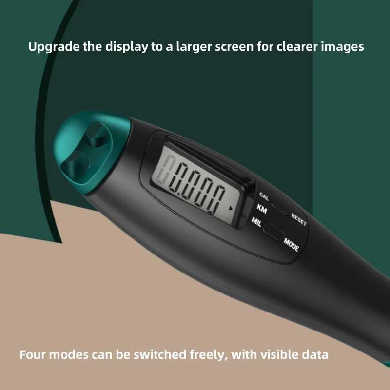 Ectronic giant jump rope counting speed slide counter with LCD screen gym fitness cross fitness slide intelligent jump ropeW241101