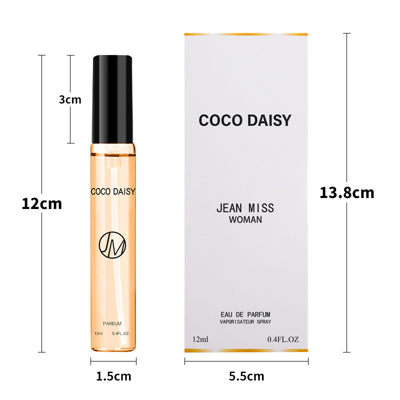 12ml Travel Perfume for Women Men Mini Pocket Perfume Body Fragrance Long Lasting