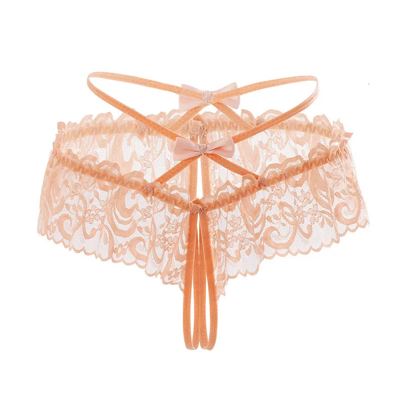 Sexy Underwear Open Crotch Thong 241031