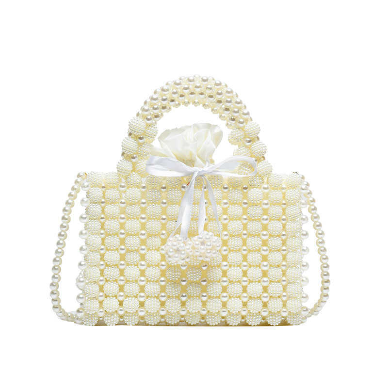 CMM Little Fairy Bag New Fashion Beaded Weaving Handheld Crossbody Stylish Tote Bag