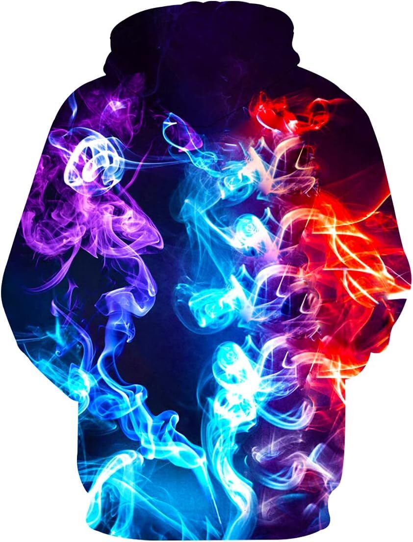 Hoodie for Mens for Men Women Unisex Novelty Sweatshirts Cool 3D Printed Pullover Hoody Hoodie with Pocket Graphic Trendy Fashion