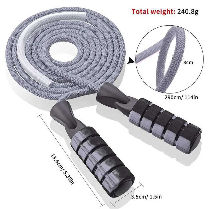 Ultralight racing rope anti slip high-strength wear-resistant nylon high-speed bearing steel wire rope sports belt PVC TPU giant ropeW241101