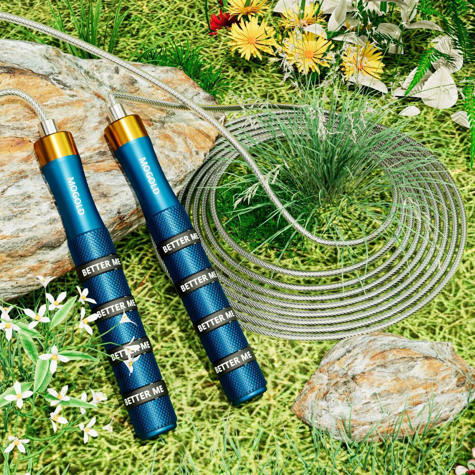 Suitable for both men and womens speed skipping rope adult skipping rope Crossfit gym weight loss family exercise childrens sports professionalW241101