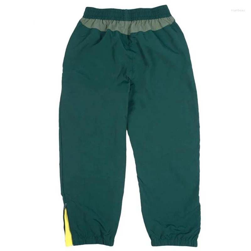 Men's Trench Coats Women Suit Brazilian Print Embroidery Fashion Casual Sweatshirt Windbreaker Zip Trousers Green Outwear
