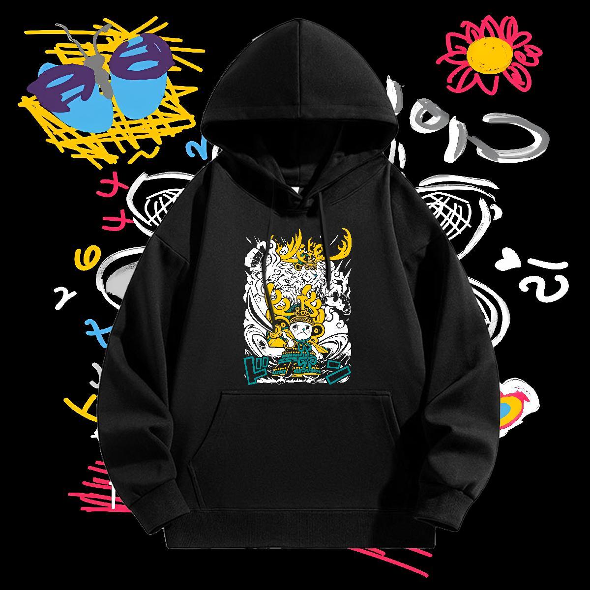Fashion Casual Hoodie For Man Long Sleeve Soft Popular Men Tops Hoodie Custom Big Size Pullover Hoodie High Street Hip Hop Thick Plush