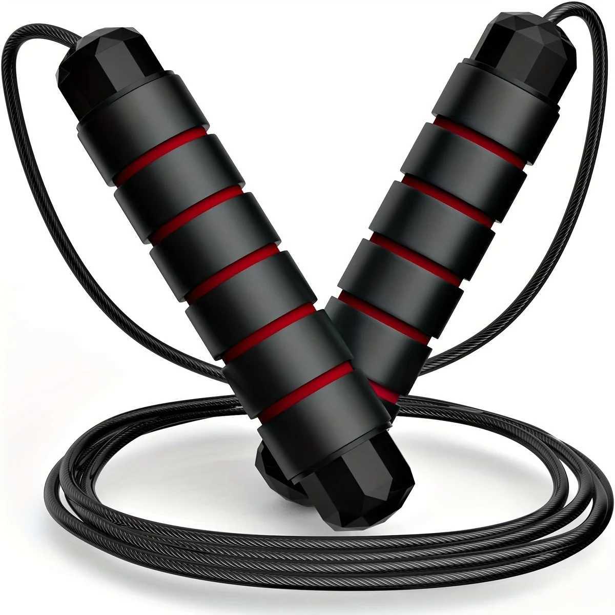 1 ski rope adjustable skipping rope used for aerobic exercise speed training weight loss fitnessW241101