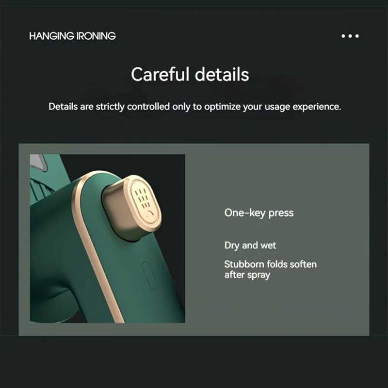 100V-230V Mini Steam Iron Travel Portable Clothing Steam Engine Professional He Hot Pressing Dry and Wet Clothes Ironing 2024 Y241101