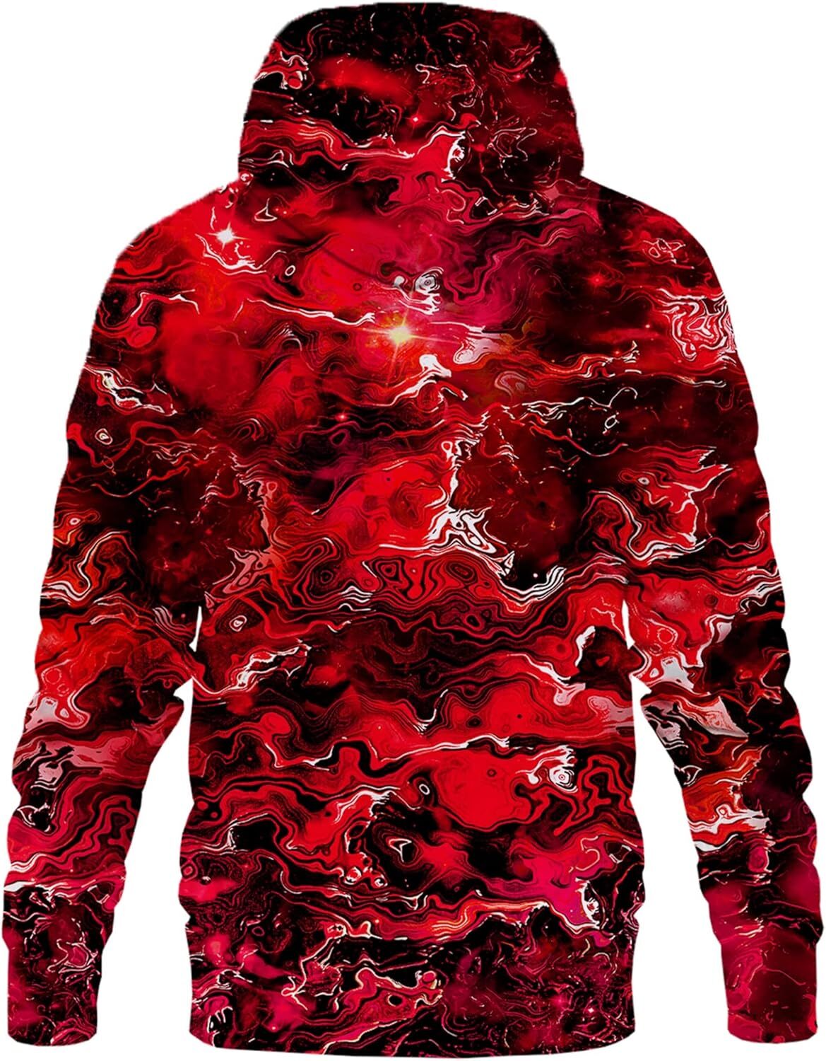Men's hoodie Women Uniseable Adult 3D printed fashion hoodie Men's and Women's pullover Red line texture graphics hoodie sweatshirt pul