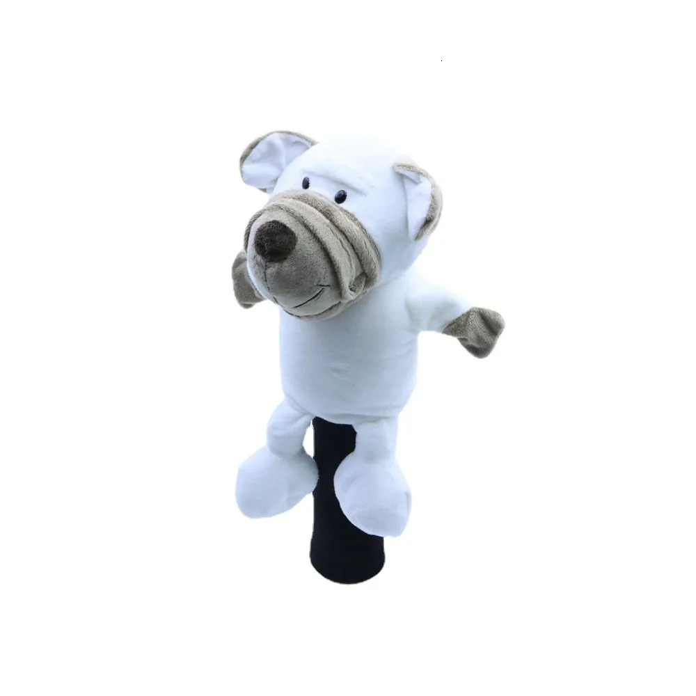 Cute Dog Animal Golf Club Covers Head For Driver Fairway Headcover Golfer Lover Accessories Men 241031