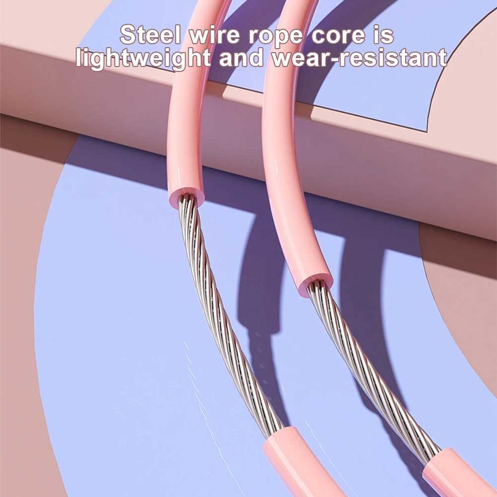 Counting Jump Rope Slide Adjustable Training Jump Rope with Counting Number Jump Rope Suitable for Student and Adult Fitness ExerciseW241101