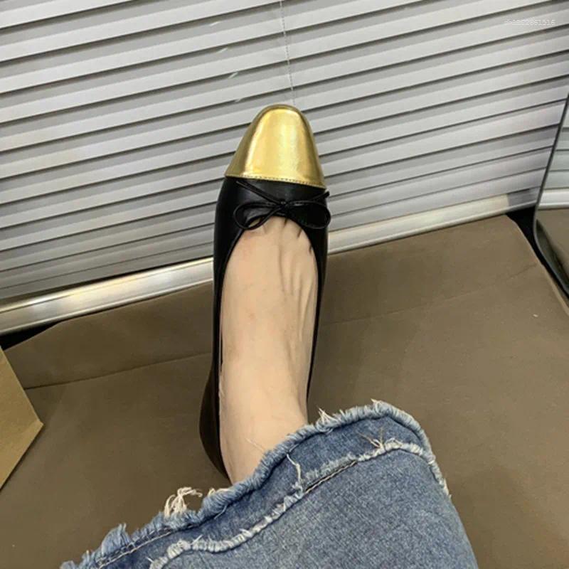 Bailamos Casual Shoes Women Brand Flats Fashion Ballet Bow Pregnant Women's Loafers Dress Mujer 's
