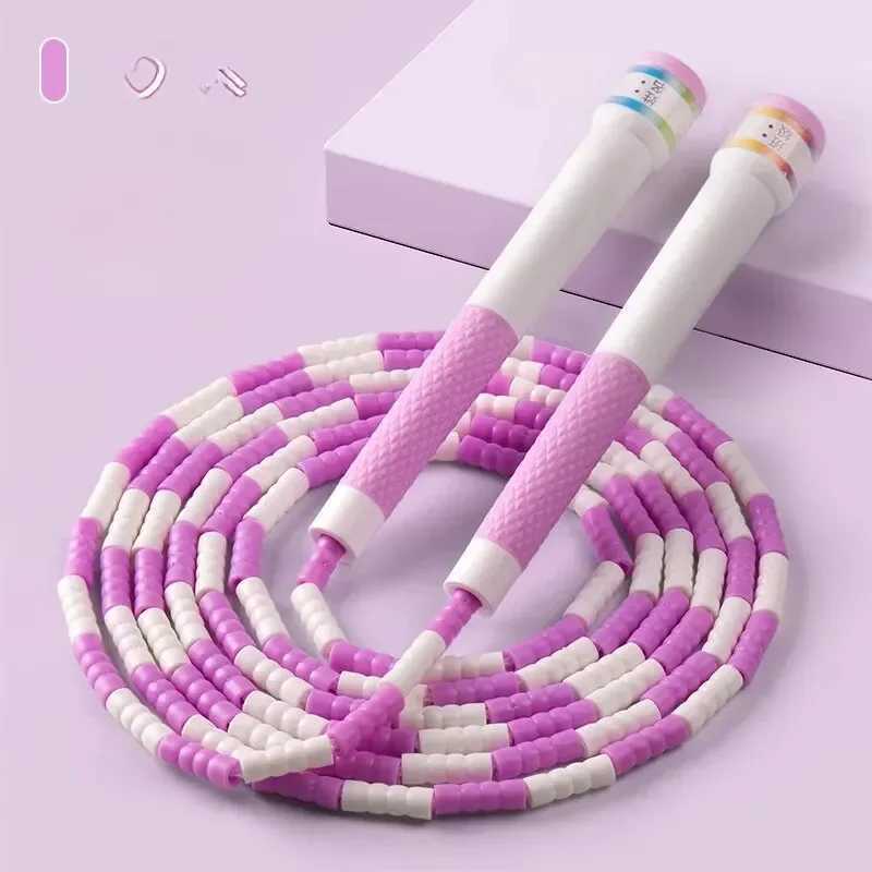 Adjusteab Bamboo Jump Rope for Beginners Primary School Students Infants Kindergarten Profoundal Adjusteab Jump RopeW241101