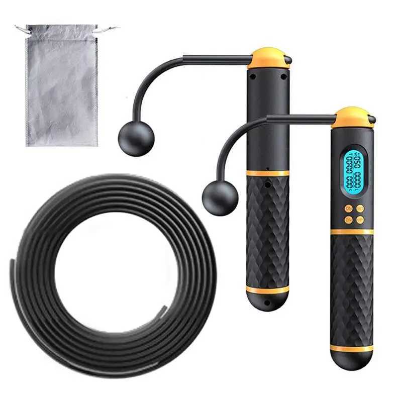 2-in-1 multifunctional speed sliding rope with digital counter professional ball bearings and anti slip manual speed sliding rope accessoriesW241101