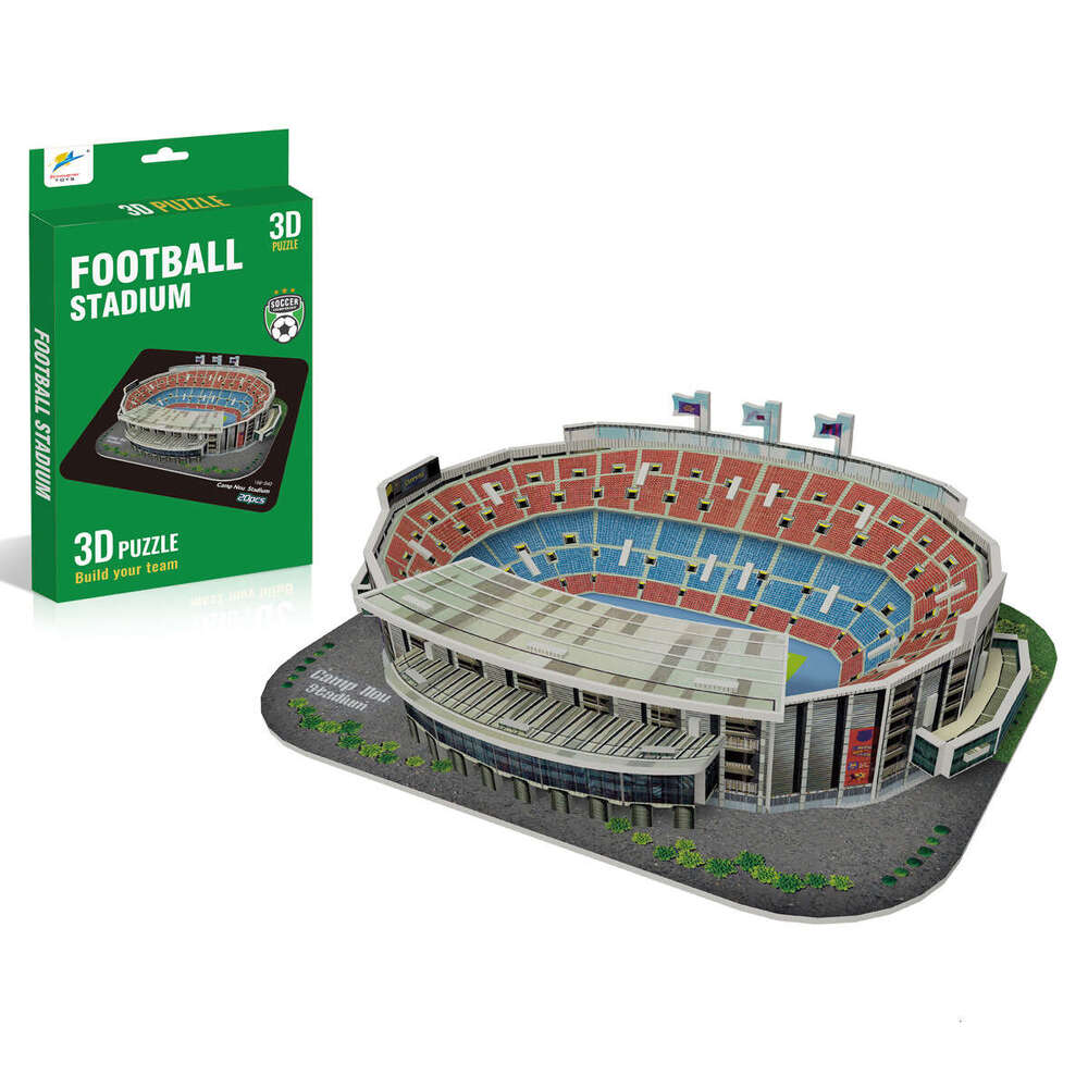 3D World Cup Football Stadium Assembly Paper Building Model Children's Puzzle Toy