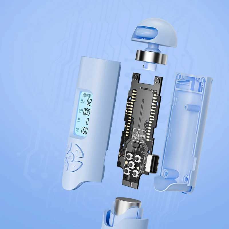 Intelligent rope ball application data recording USB charging adjustment wear-resistant training rope giant weight lossW241101