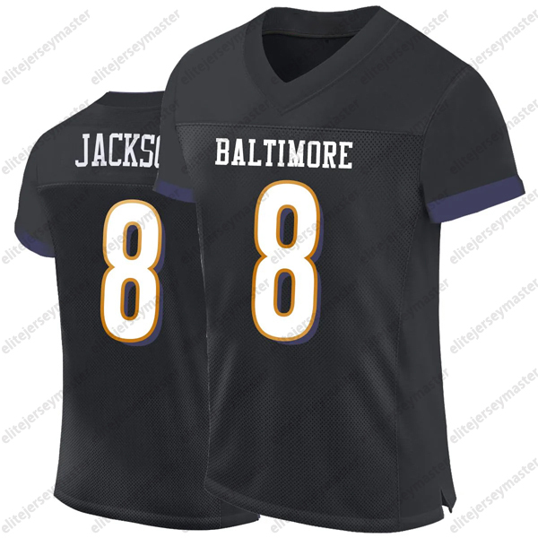8 Lamar Jackson 22 Derrick Henry 14 Kyle Hamilton 9 Justin Tucker 4 Zay Flowers Personalized Customized Football Jerseys Custom Any Number Name For Me