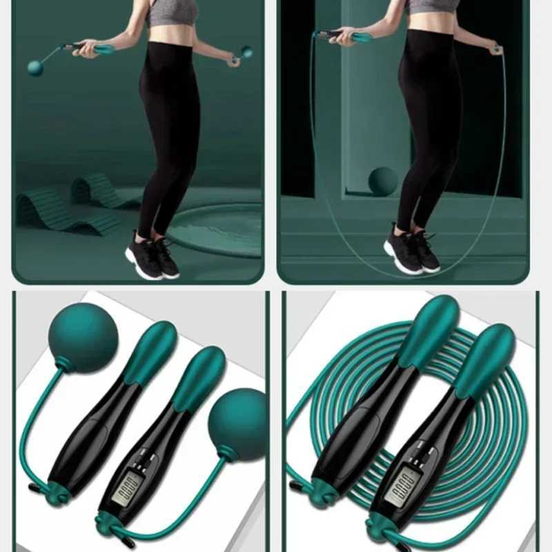CNC skipping rope ball steel PVC skipping rope exercise adjustable skipping rope fitness equipmentW241101