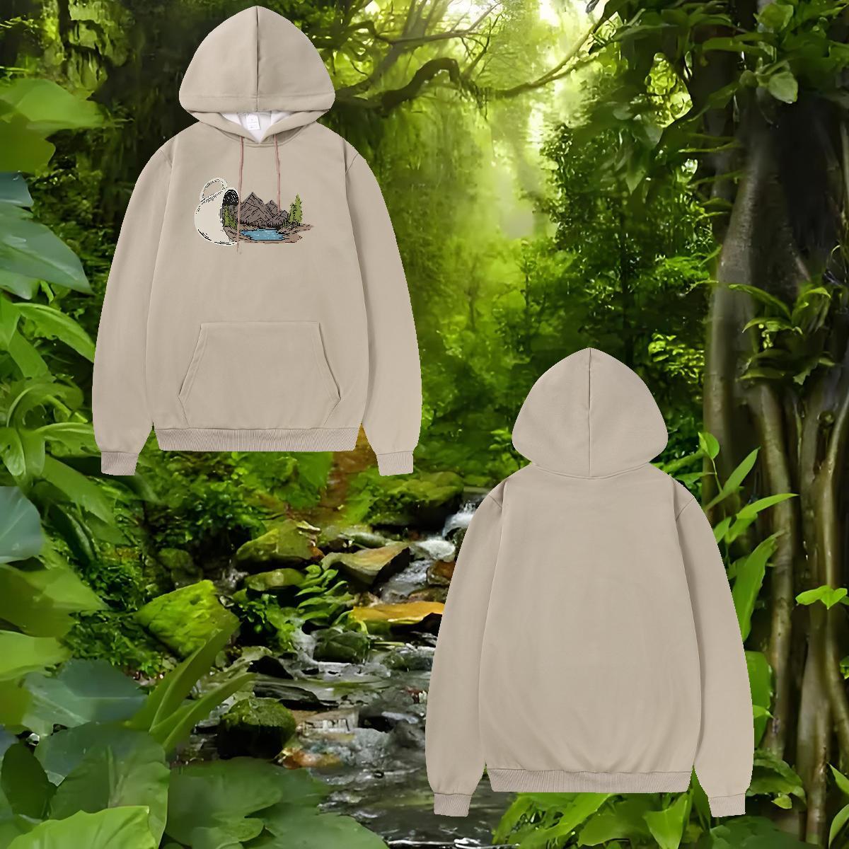 Designer Fashion Hooded Sweatshirt Hoody Comfortable Couples Hoodie Custom Print Oversized Thick Fleece Hooded Collar Long Sleeve Street Casual