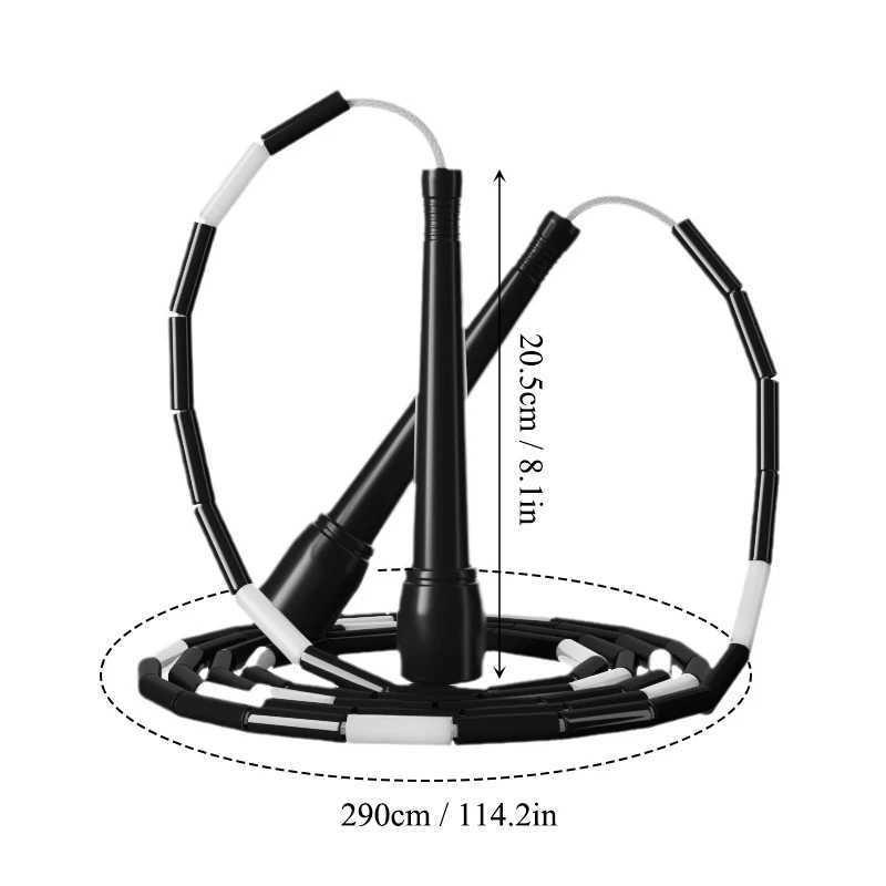 280CM Ball Jump Rope Adjustable Professional Sports Giant Rope Children Beginners Elastic Sports Portab Aerobic Exercise EquipmentW241101