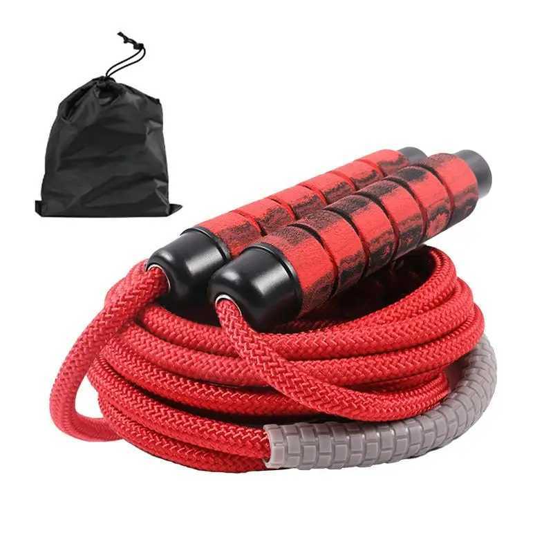 Sports skipping rope sports skipping rope adjustable skipping rope strapless ergonomic manual team skipping ropeW241101