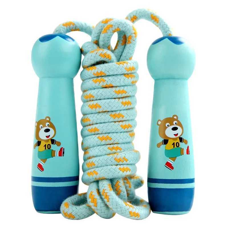 Childrens sports adjustable cotton rope sportswear cute cartoon slide natural wooden hand filter designW241101
