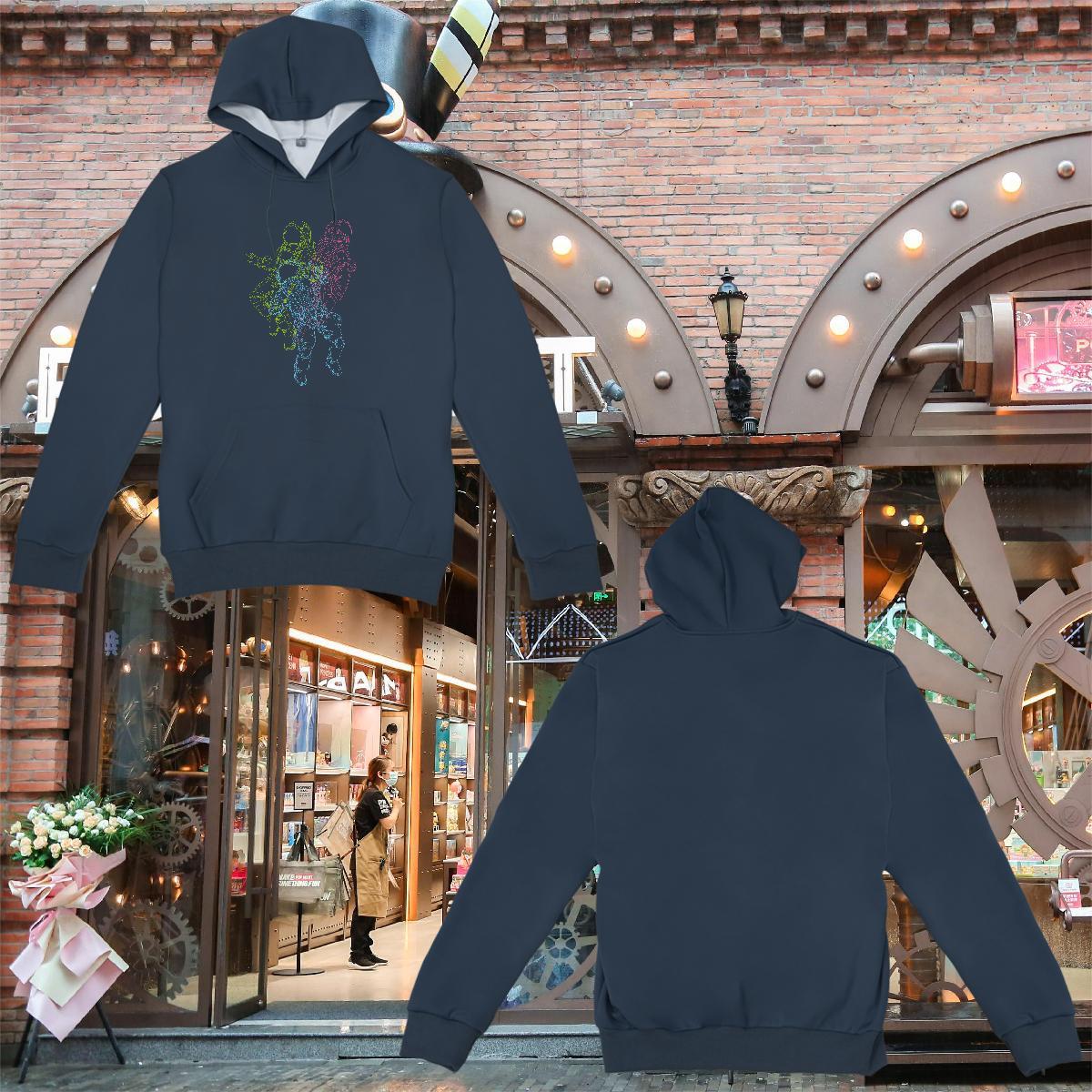 New Hooded Sweatshirt Hooded Collar Long Sleeve Free Shipping Hoodie Pullover Customized Pullover Hoodie Daily Outfit Thick Fleece